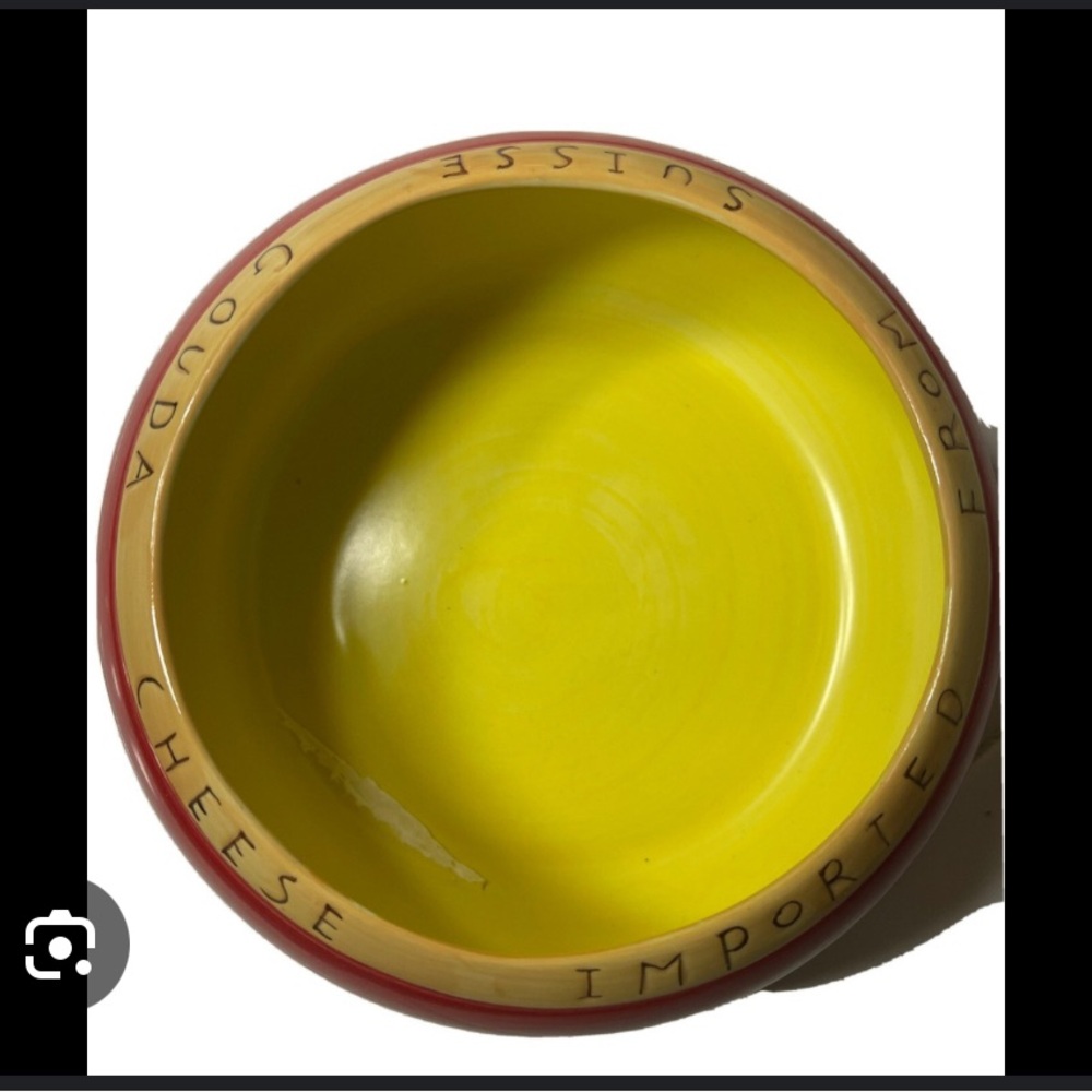 American Atelier, vintage serving cheese Bowl